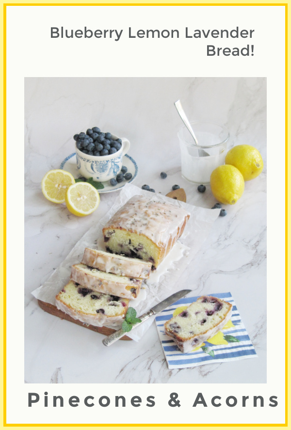 Blueberry Lemon Lavender Bread Pin