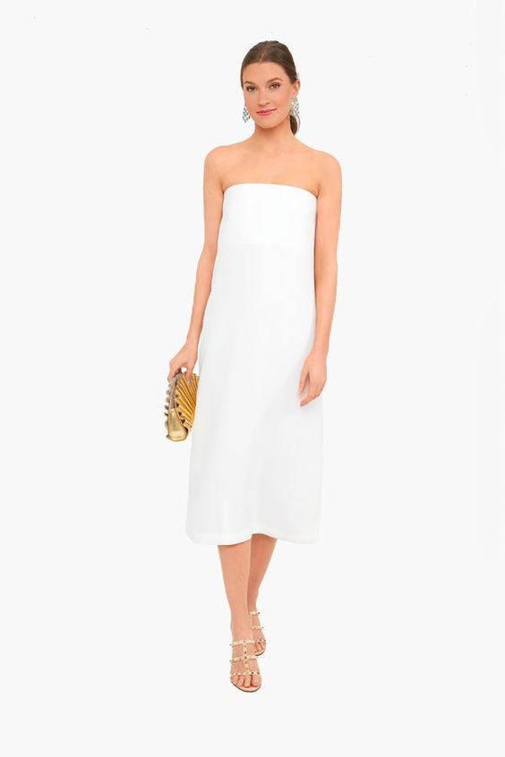 ivory crepe dress