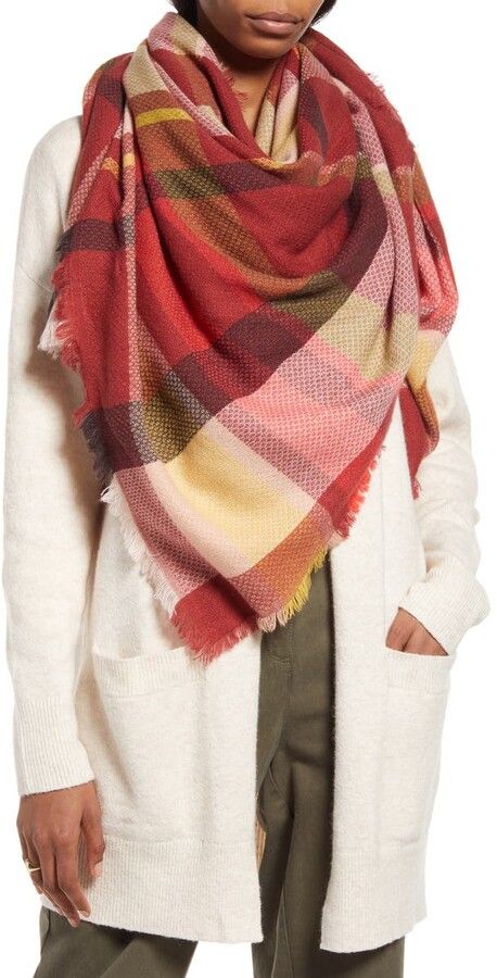 Weekend meanderings fall plaid scarf