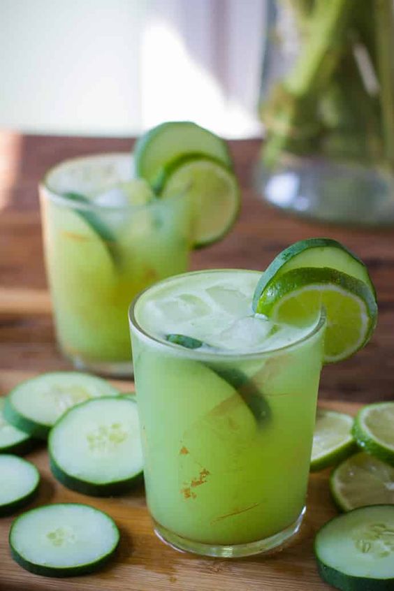 cucumber lime cocktail