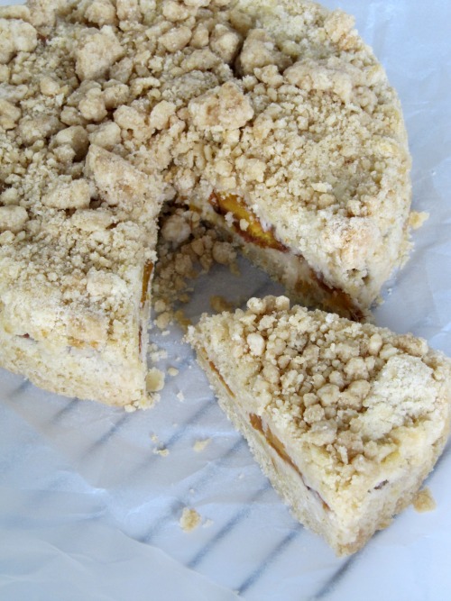 Italian Peach Coffee Cake