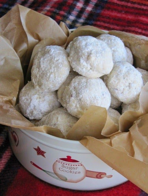 weekend meanderings snowball cookies