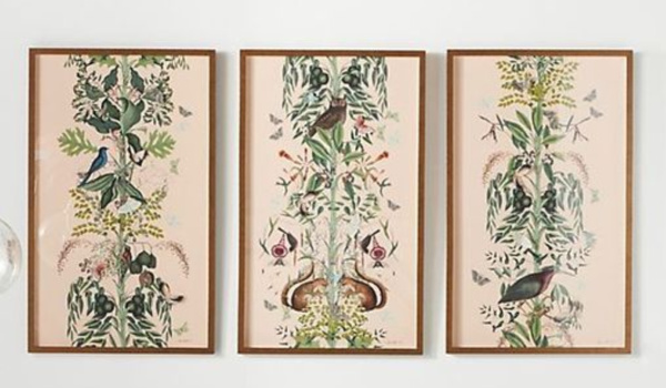 weekend meanderings botanical wall art