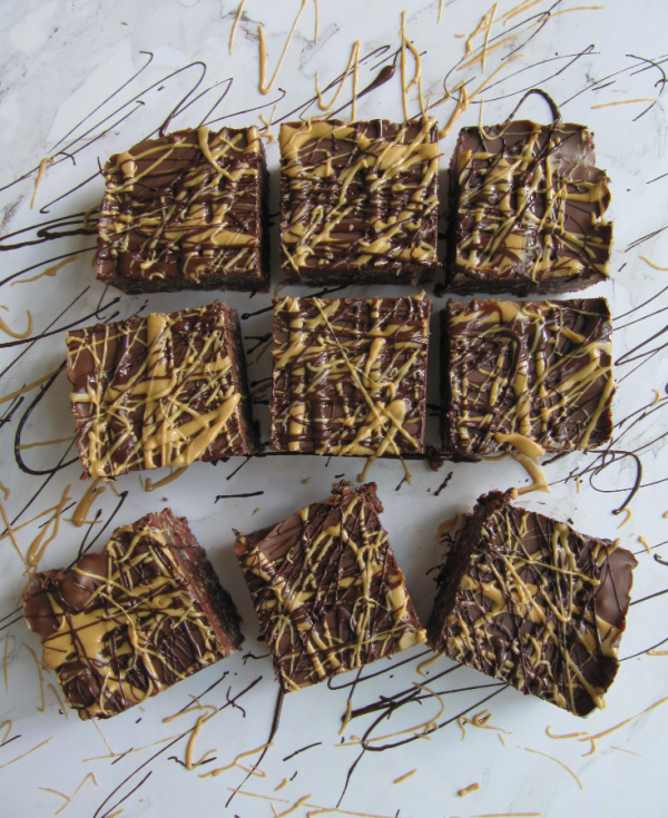 chocolate peanut butter Rice Krispie Treats