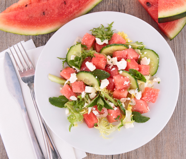 weekend meanderings watermelon salad