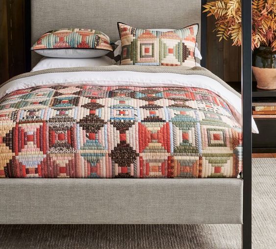 Pottery Barn cosy fall finds Jaxson Quilt