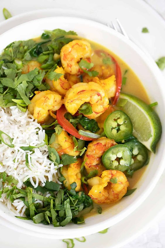 friday favorites shrimp with coconut milk