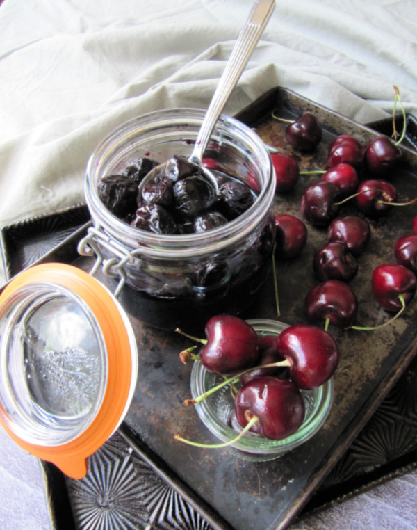 Bourbon-roasted-cherries