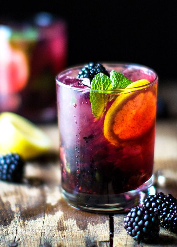  Blackberry Lemon Gin & Tonic