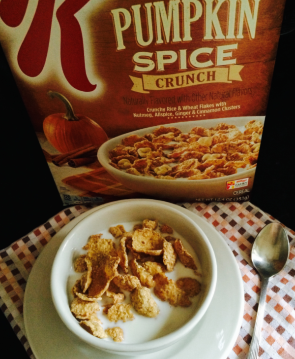 weekend meanderings pumpkin-spice special K cereal