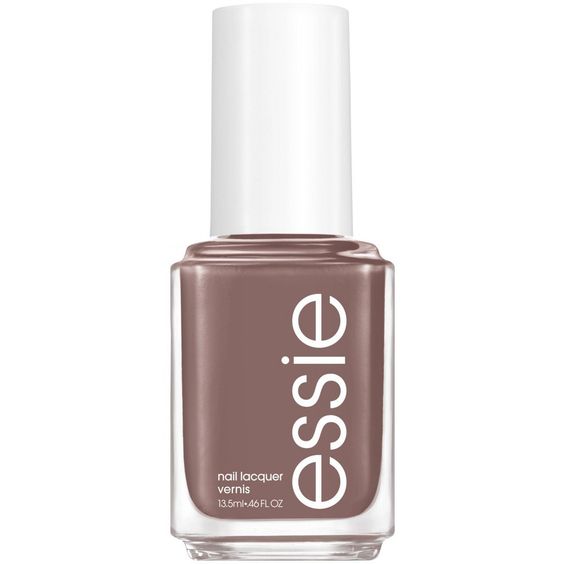 weekend meanderings Essie nail polish brown