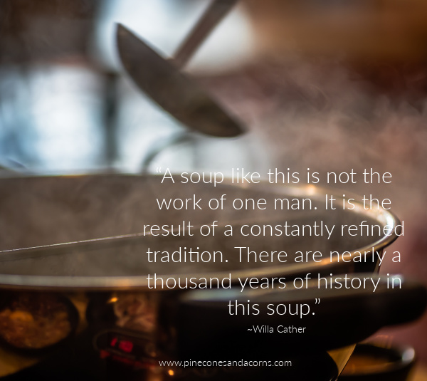 quote Willa Cather about soup
