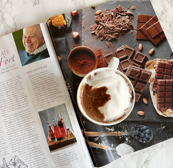 Flatlay Hot Chocolate and The English Home