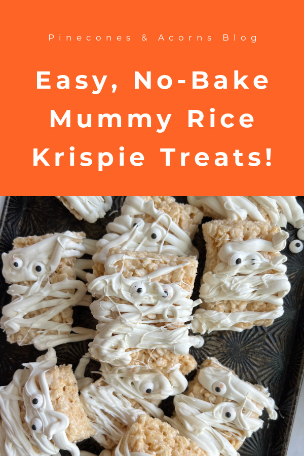 Mummy Rice Krispie treats Pinterest Pin-2