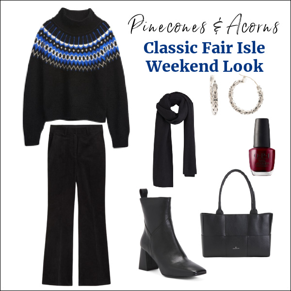 fair isle weekend look