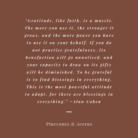 weekend meanderings quote thankful and grateful