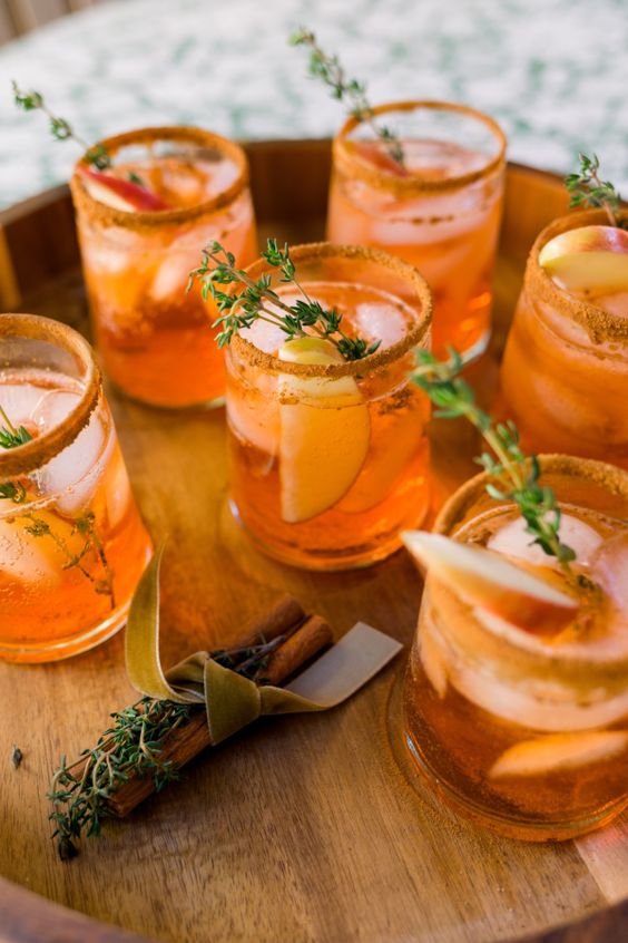 Apple cider Aperol Spritz