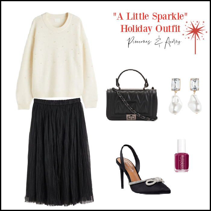 Weekend meanderings A Little Sparkle Holiday Outfit