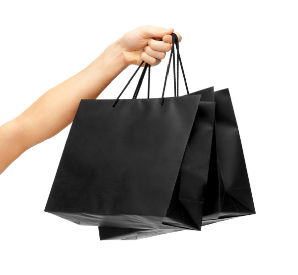 Black Friday shopping bags
