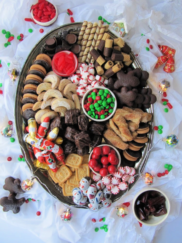 Christmas Cookie & Candy Dessert Board