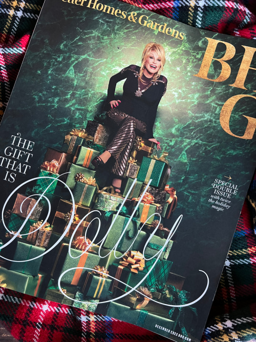Dolly Parton on BHG magazine 2022