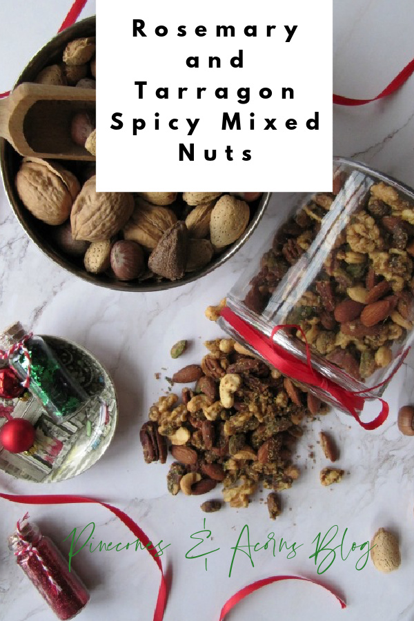 Rosemary and Tarragon Spicy Mixed Nuts