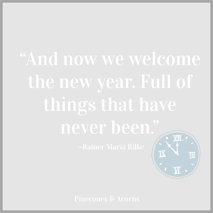 quote Rainer Maria Rilke new year