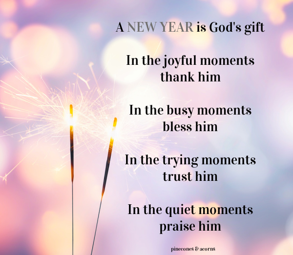 A new Year is gods gift