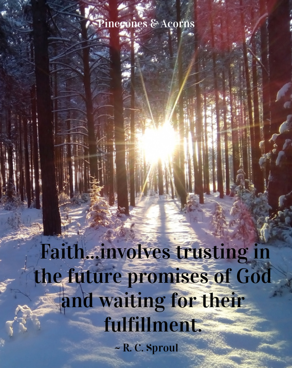 Faith...involves trusting in the future promises of God and waiting for their fulfillment.