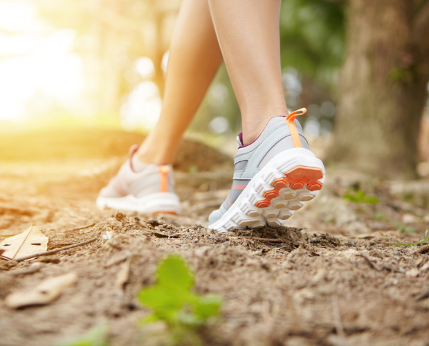 Pair of running shoes.