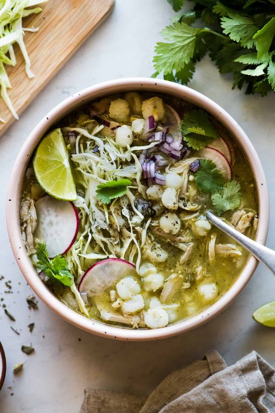 CHICKEN POZOLE VERDE