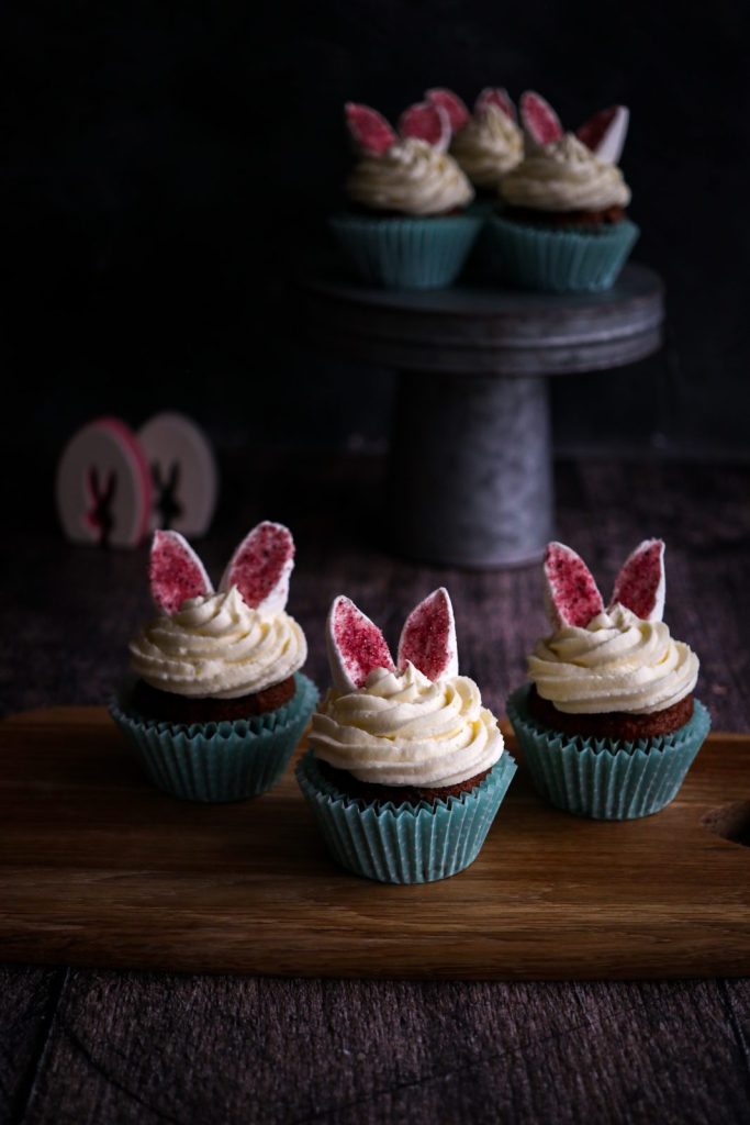 A delicious and easy recipe for moist and fluffy carrot cake cupcakes with lemon cream cheese frosting.