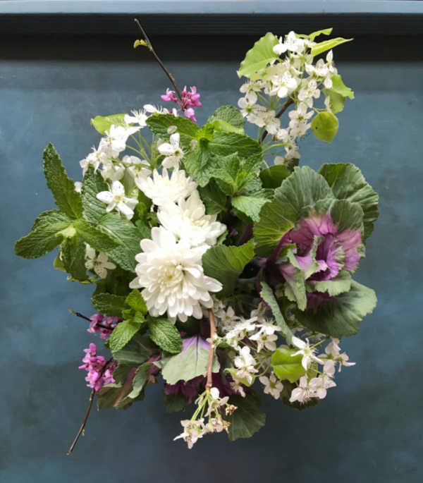 flowers and herbs.