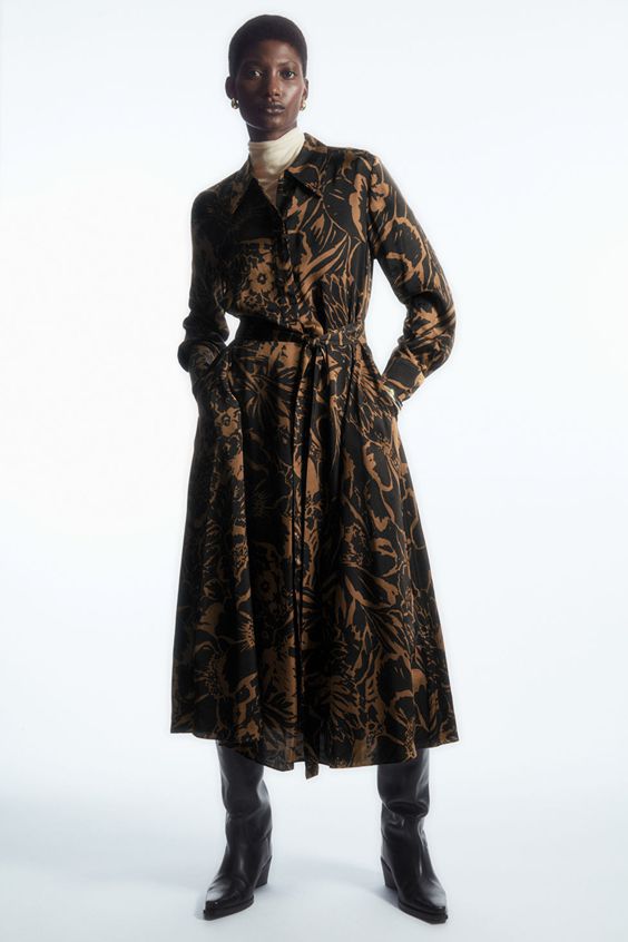 Printed Dress for Fall 