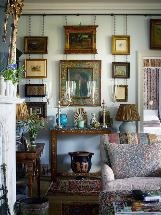Robert Kime, collected and layered interiors. 