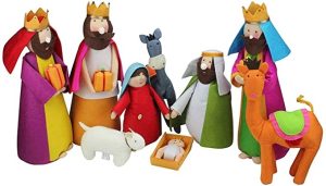 Colorul nativity scene. 