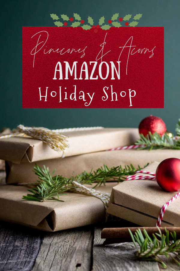 Pinecones & Acorns Amazon Christmas Shop.