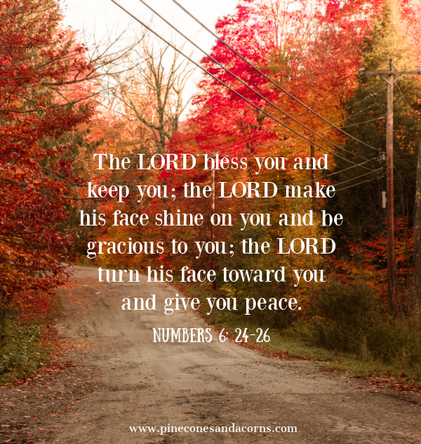 Numbers 6: 24-26