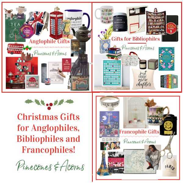 holiday gift list collage anglophiles bibliophiles and francophiles