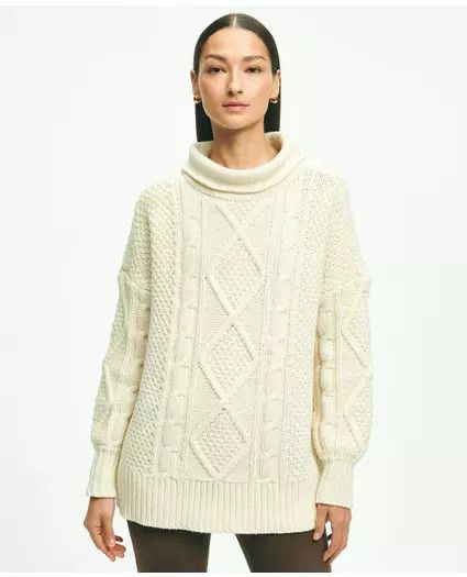 cable knit sweater