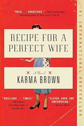 Red book cover of Recipe for a perfect wife. 