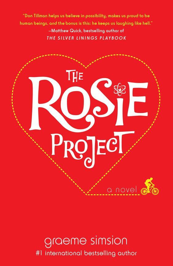 Red book cover The Rise Project with a white heart