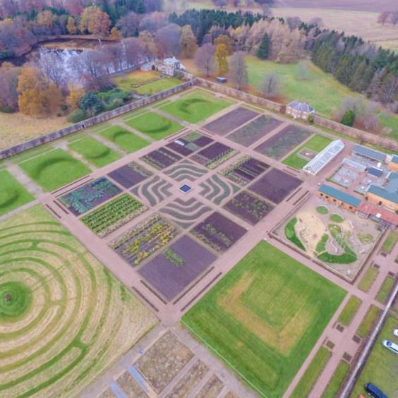 Gordon Castle walled garden. 