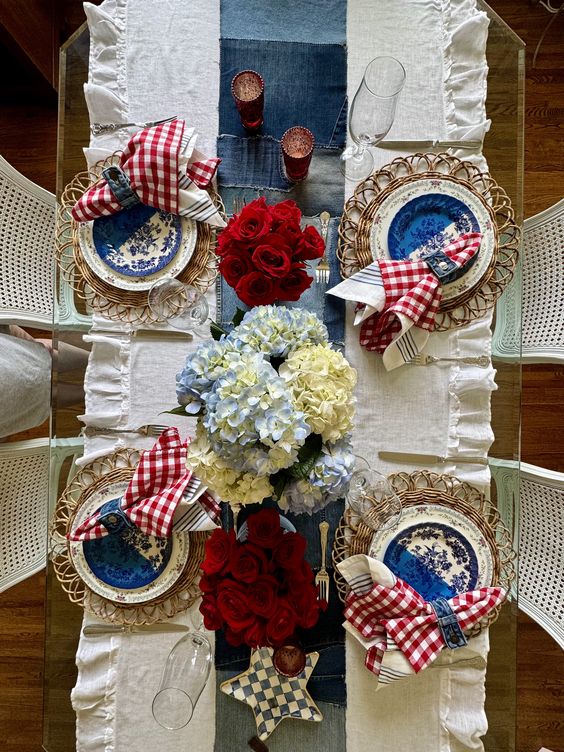 4th of July decor.