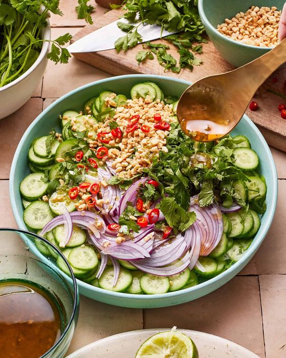 EASY THAI-INSPIRED CUCUMBER SALAD