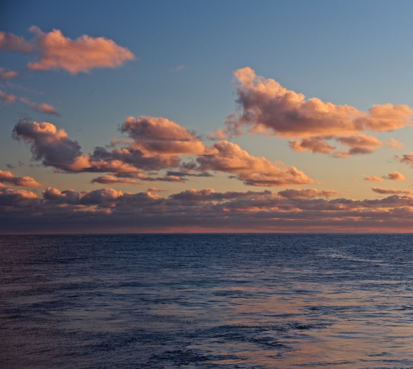 Ocean and clouds