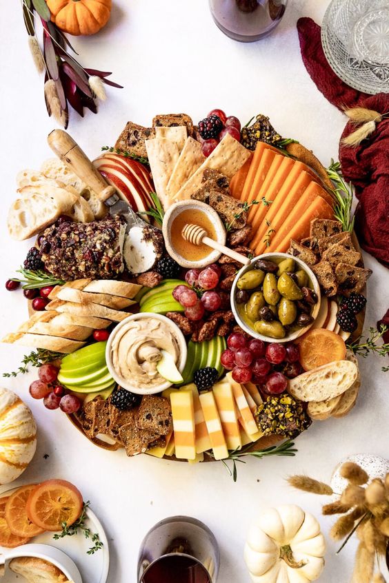 Fall charcuterie board.