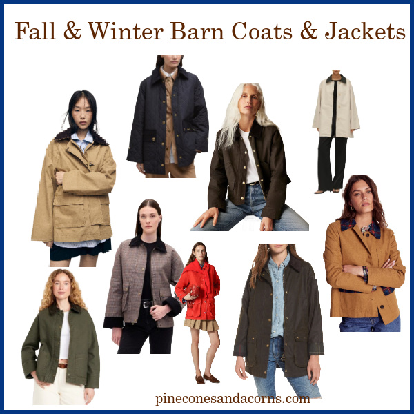 Barn coats and jackets.