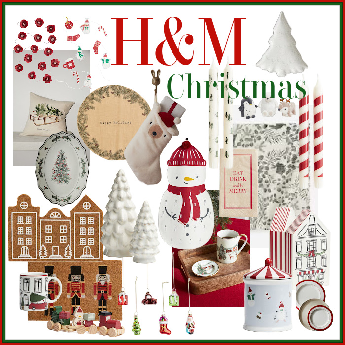 H&M Christmas Decorations for table, Home, toys and more 2024.