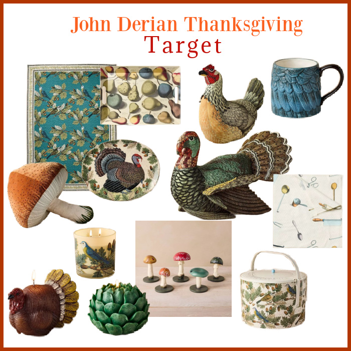 John Derian Thanksgiving Target collection collage.